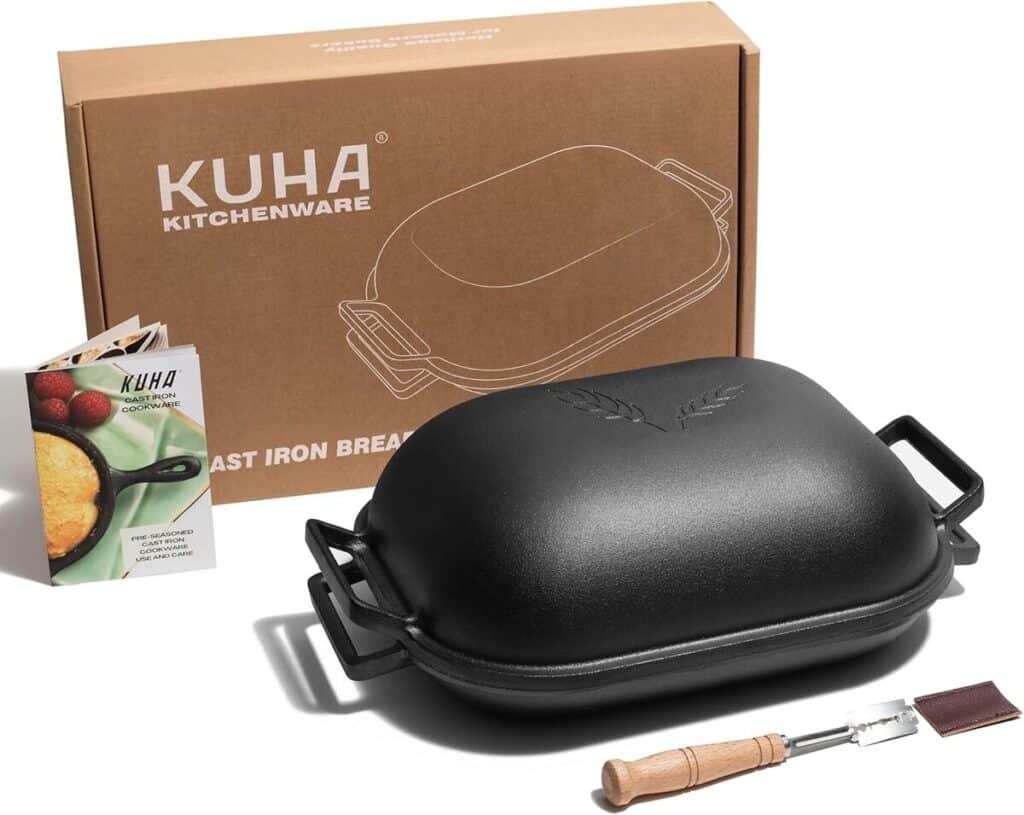 Test du moule à pain en fonte KUHA : cloche à pain robuste