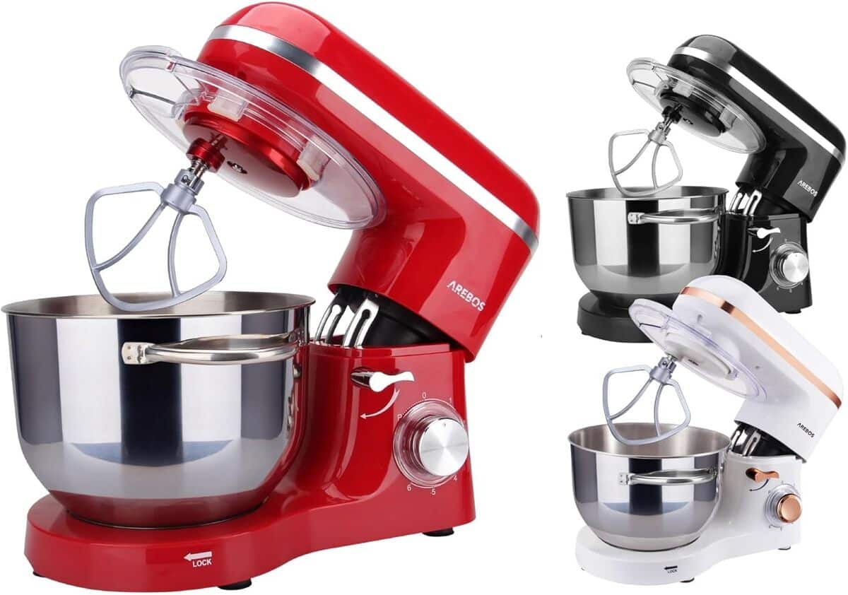 Test du robot pâtissier Arebos 1500W : performant et multifonction