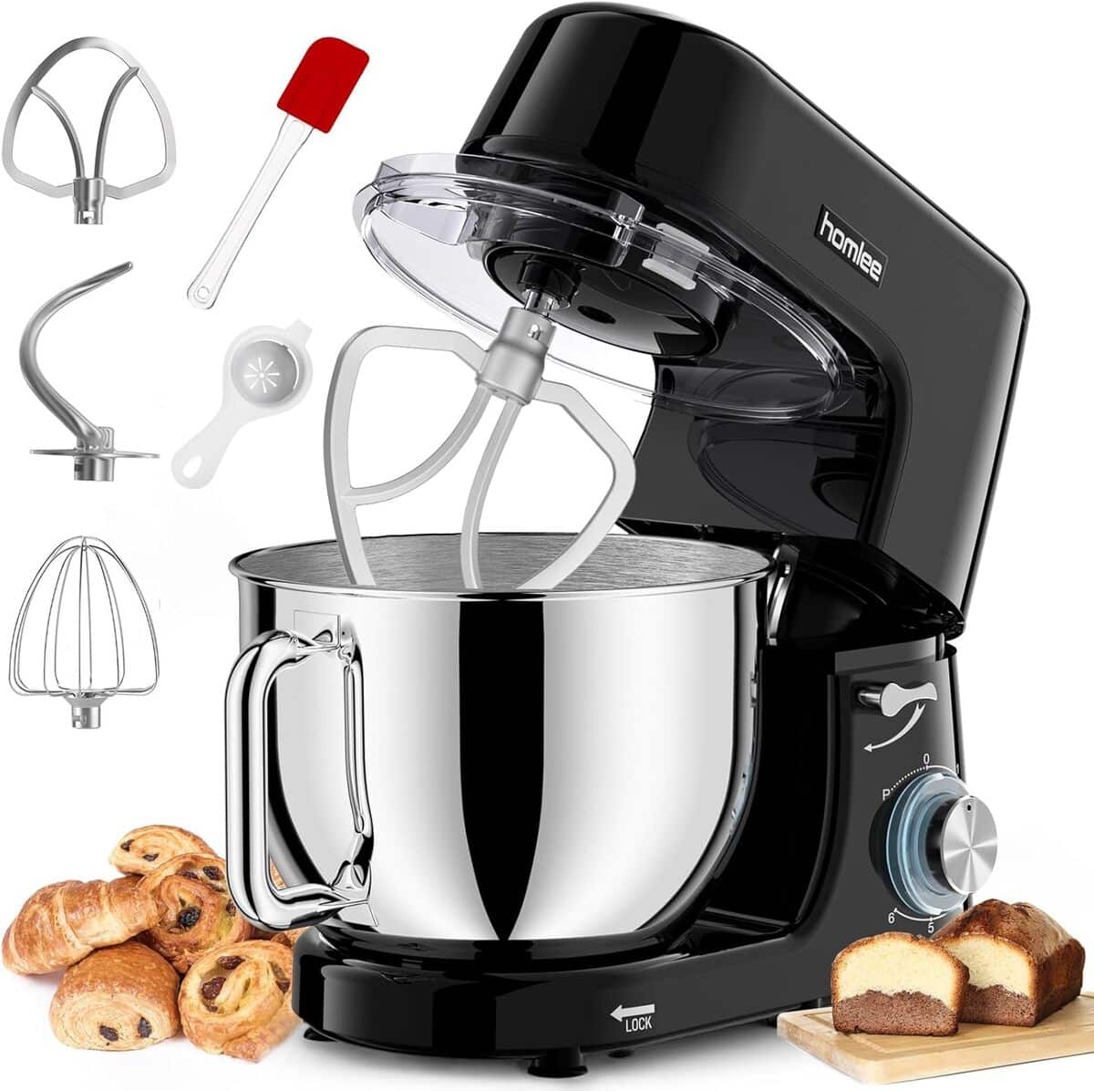 Test du robot pâtissier Homlee 1800W : puissance et efficacité