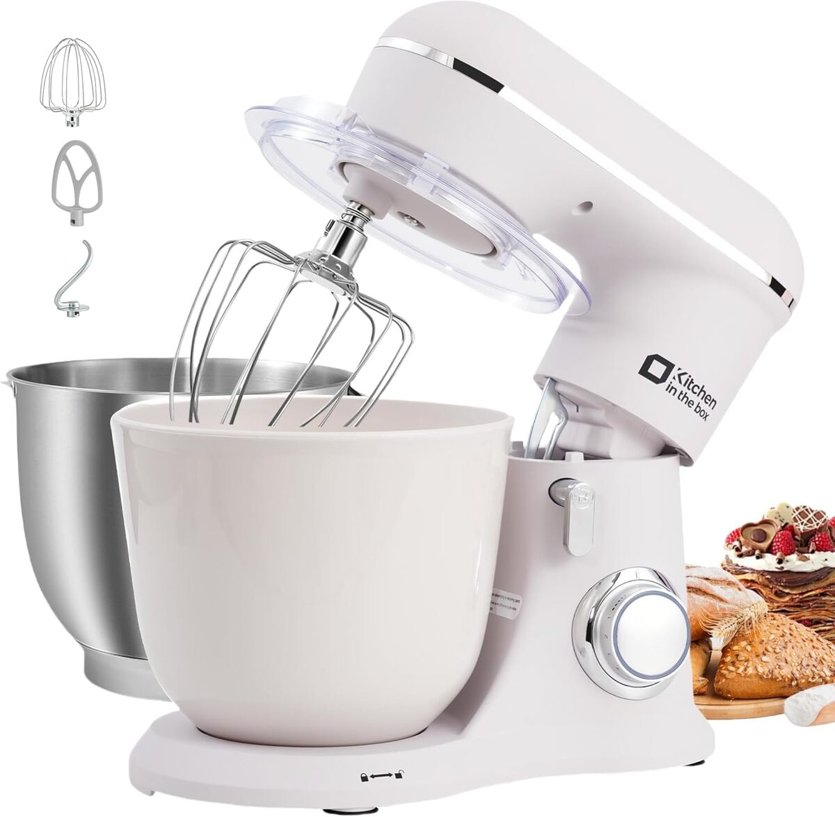 Test du robot pâtissier Kitchen in the Box 3.5L rose
