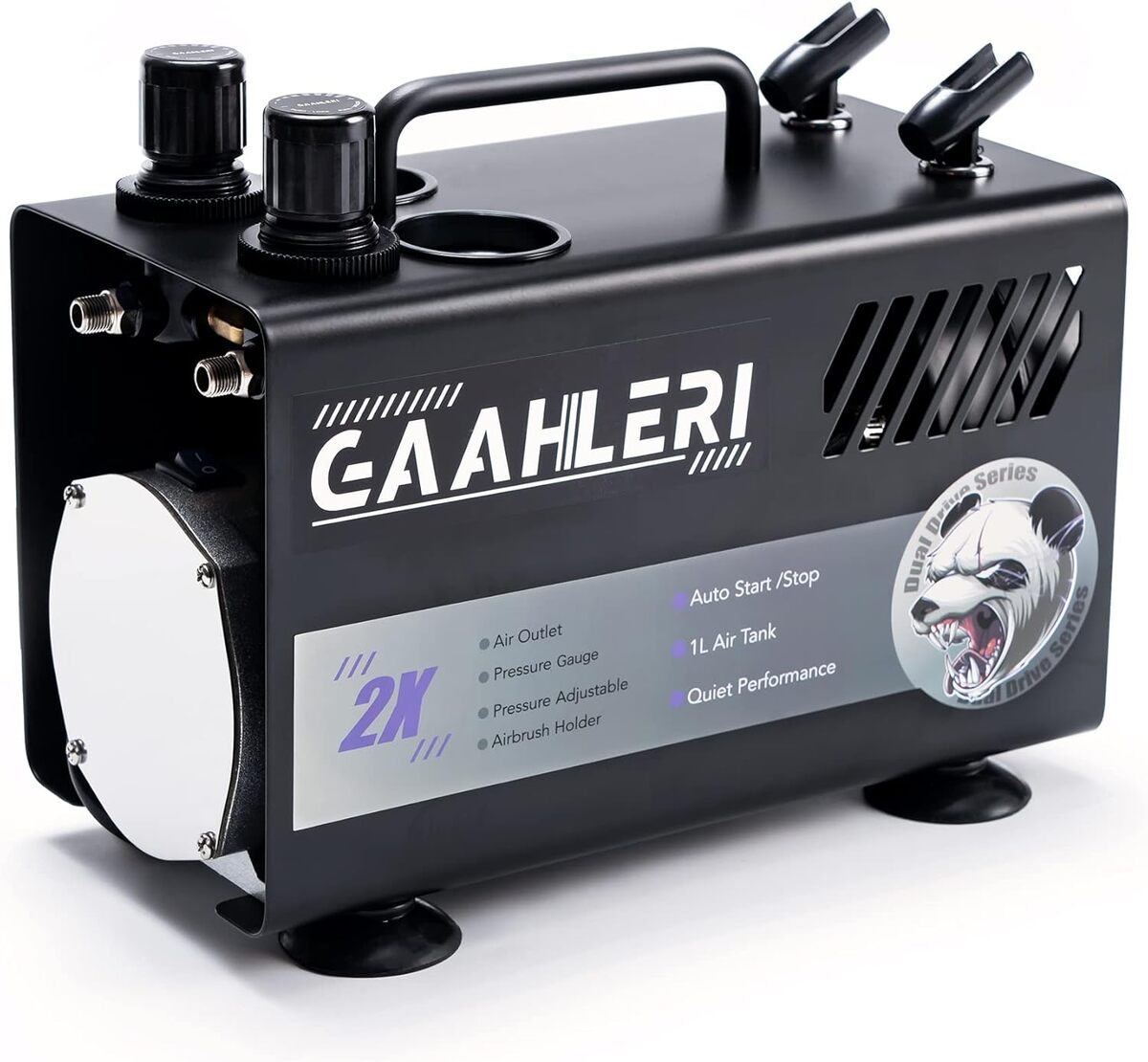Test du système d'aérographe Gaahleri avec réservoir 1 L