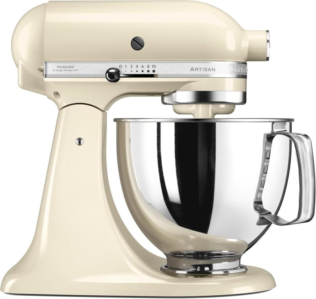 Test : kitchenAid Artisan - Robot pâtissier crème 4, 8 L