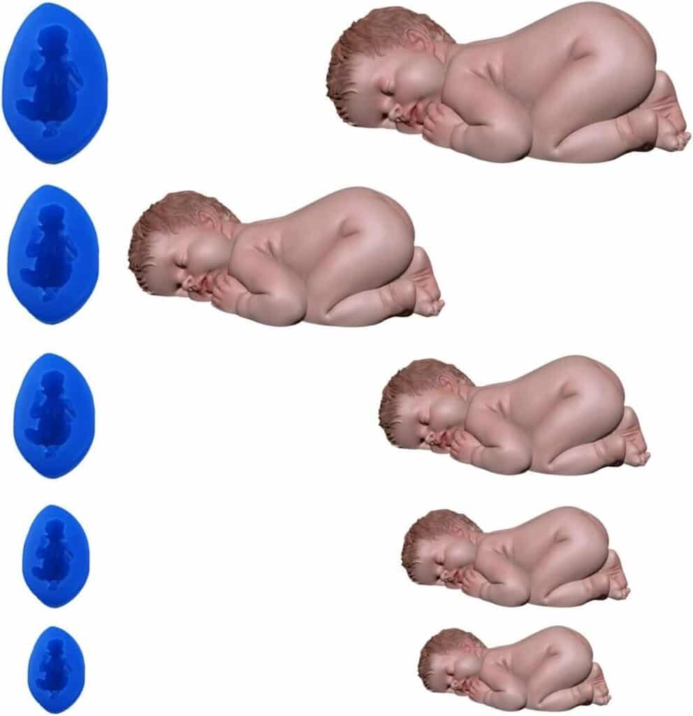 Test : moule à gâteau en silicone bleu B235 par First Impression Molds