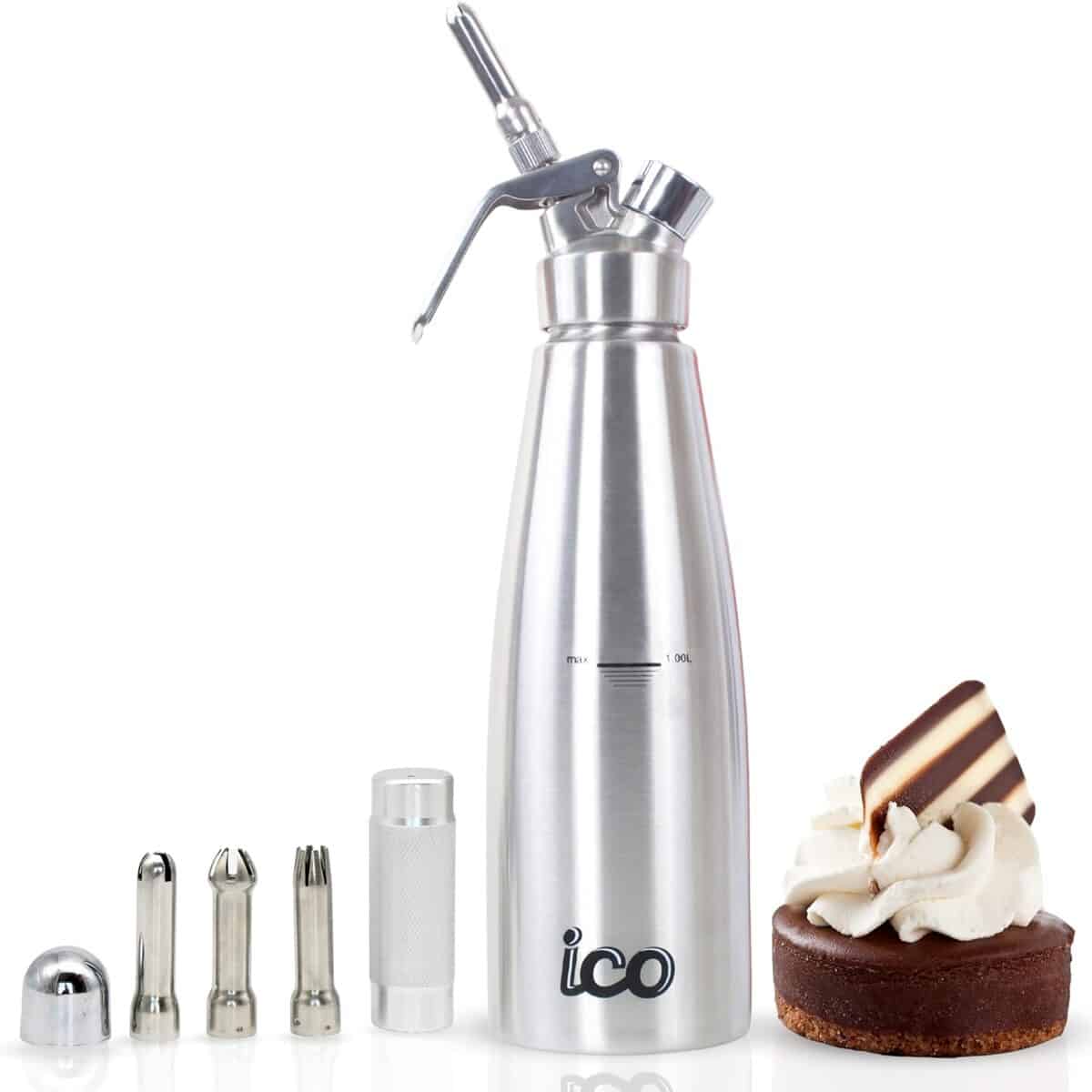 Test : siphon chantilly ICO 1L en acier inoxydable