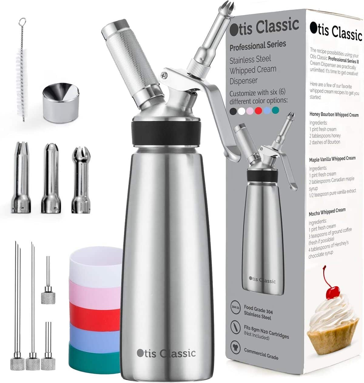 Test : siphon professionnel en acier inoxydable Crème Chantilly 100%