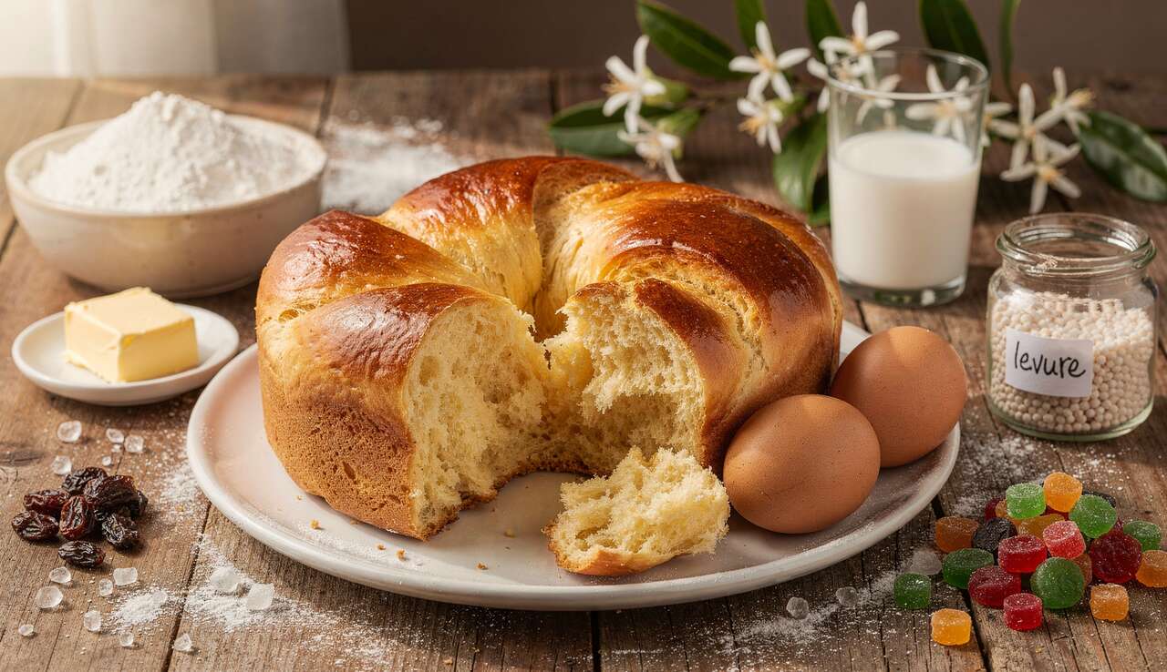 Recette de la brioche des rois maison