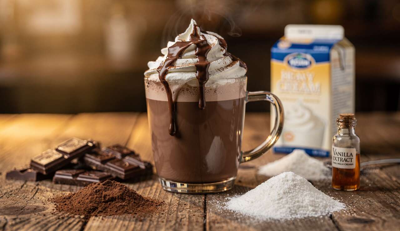 Recette de chocolat chaud viennois onctueux