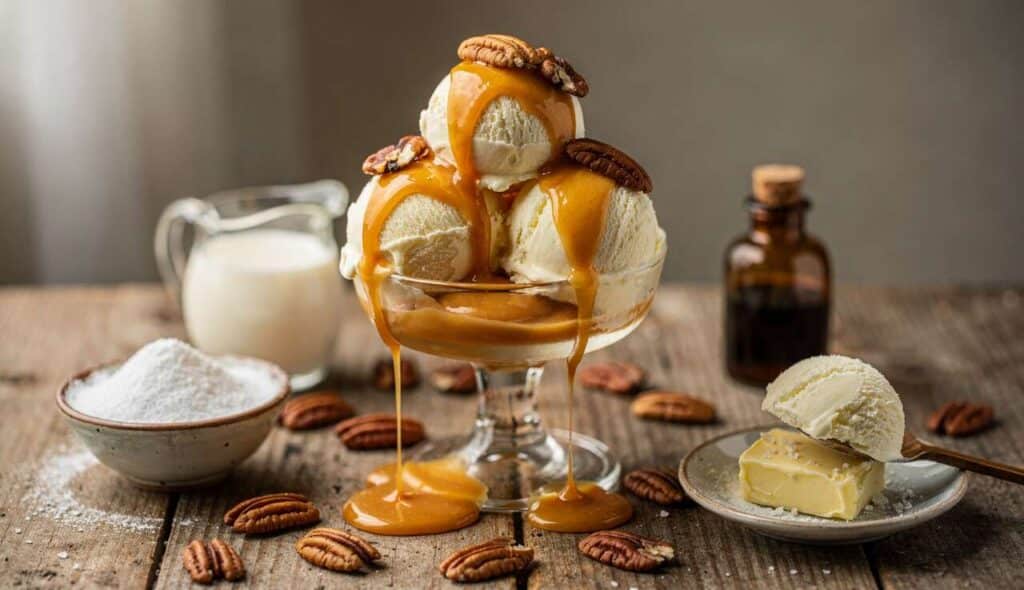 Recette Sundae au Caramel Maison : idée Gourmande