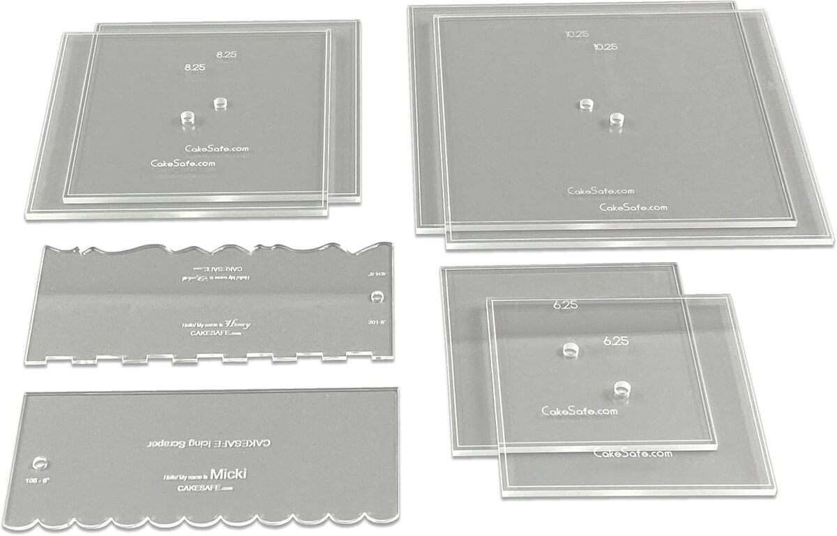 Avis sur le lot de disques en acrylique Cakesafe pour gâteaux