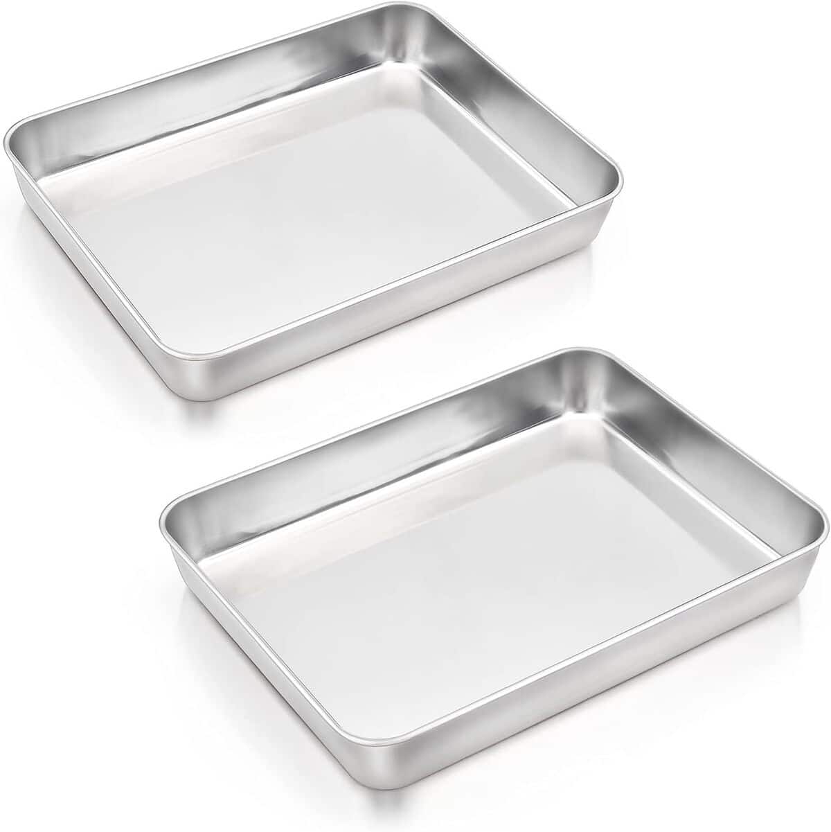 Test des moules à gâteau rectangulaires E-far en inox