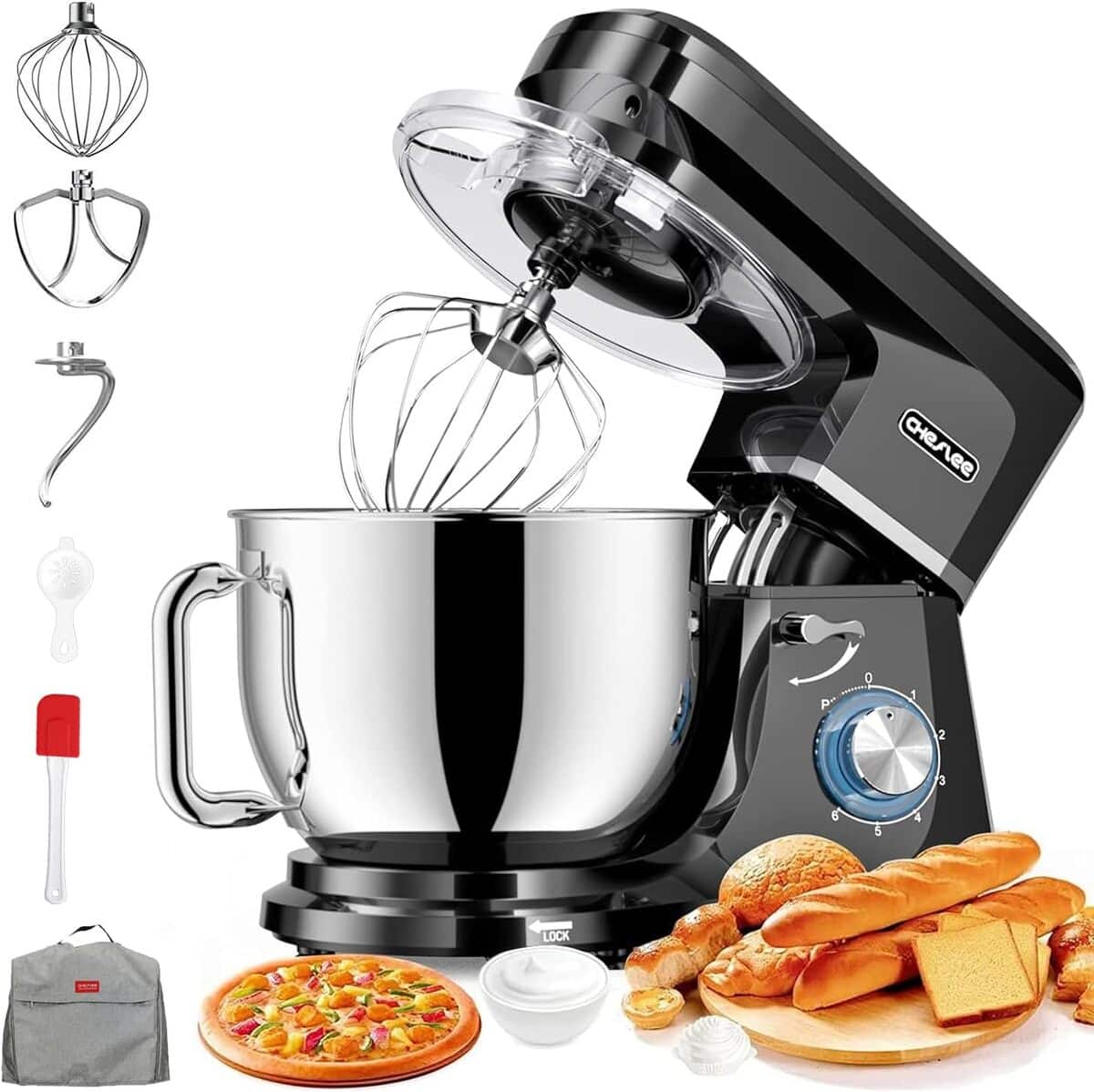 Test du robot pâtissier Cheflee 2000W : puissance et silence