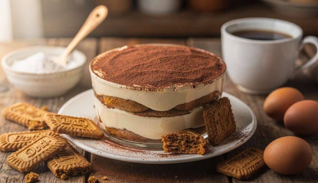 Tiramisu aux spéculoos : recette gourmande et facile