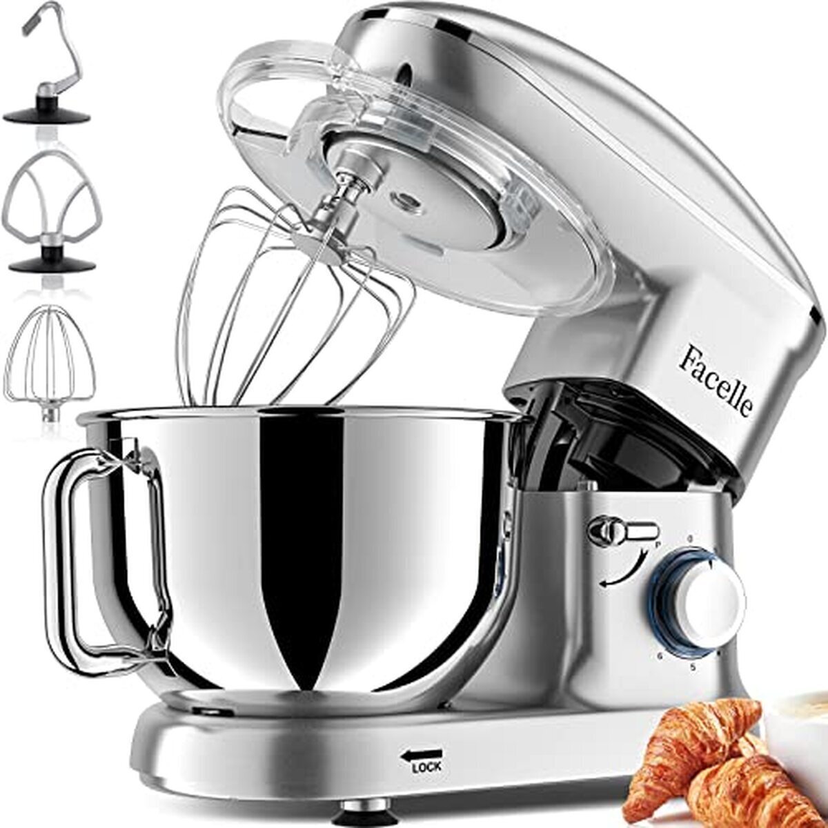 Test du robot pâtissier Facelle 1500W : performance et polyvalence en cuisine