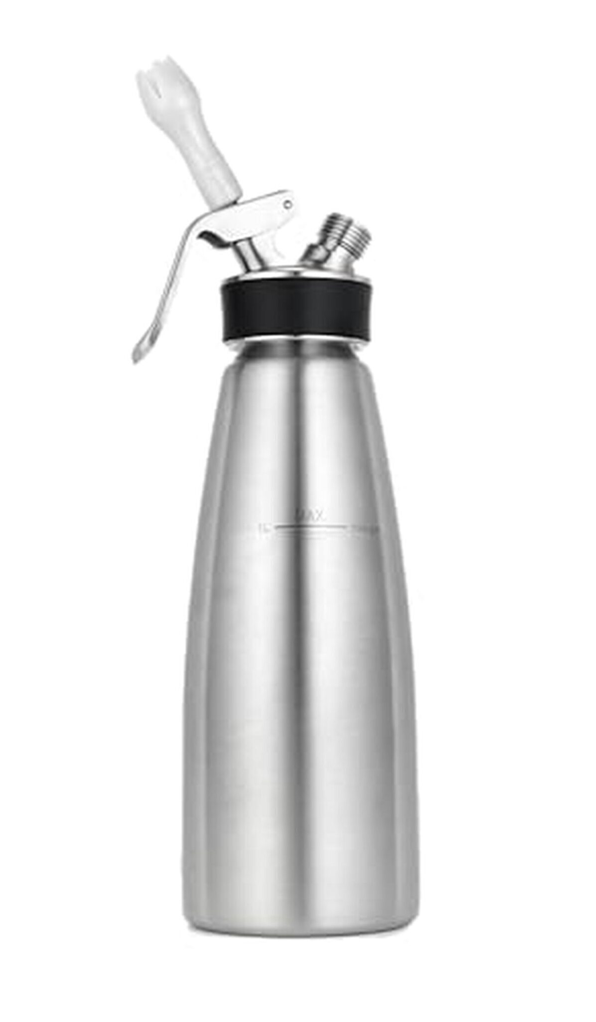 Test du siphon à crème ISI 1 l en acier inoxydable
