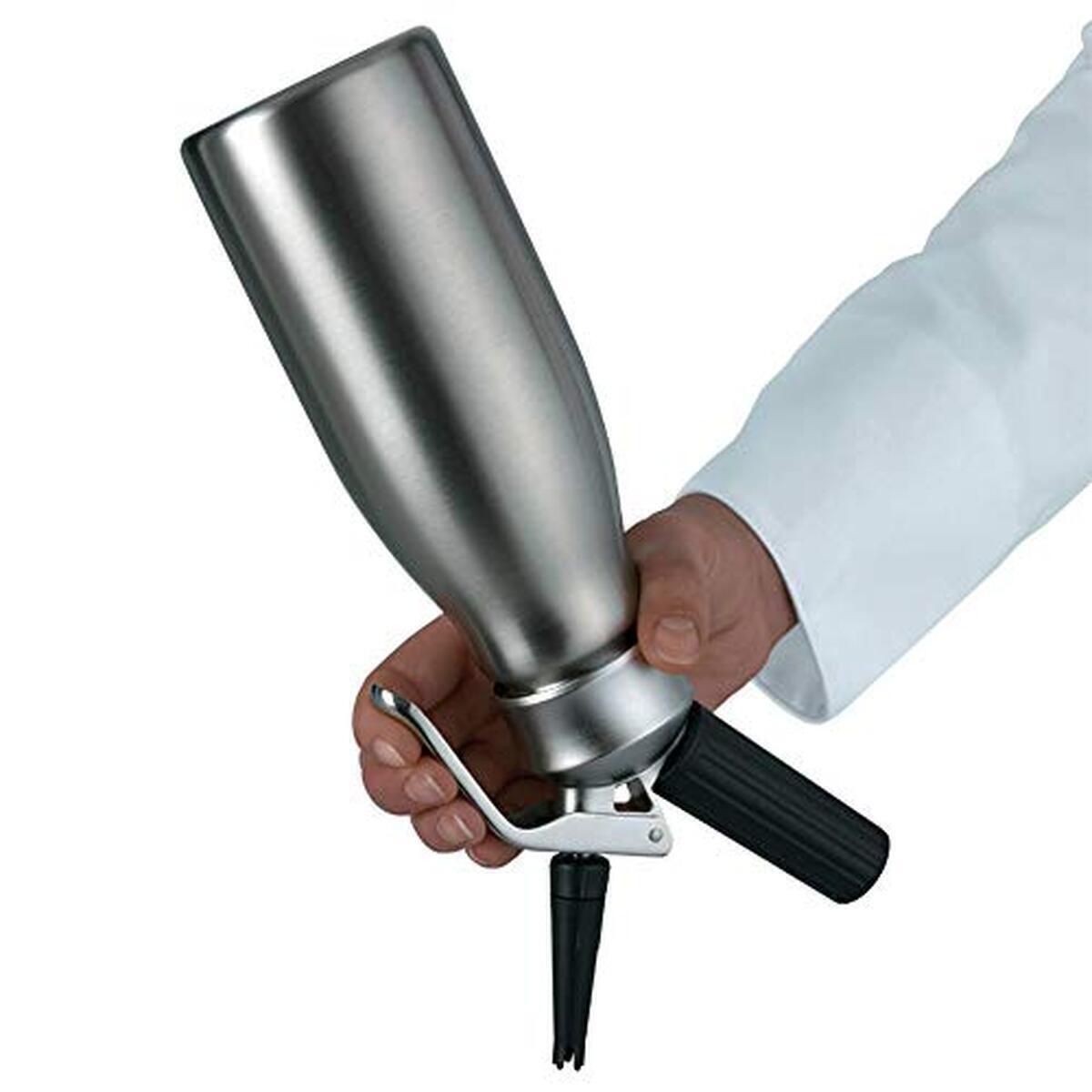 Test du siphon Kayser Pro tout inox 0, 5 L - efficacité et design gris