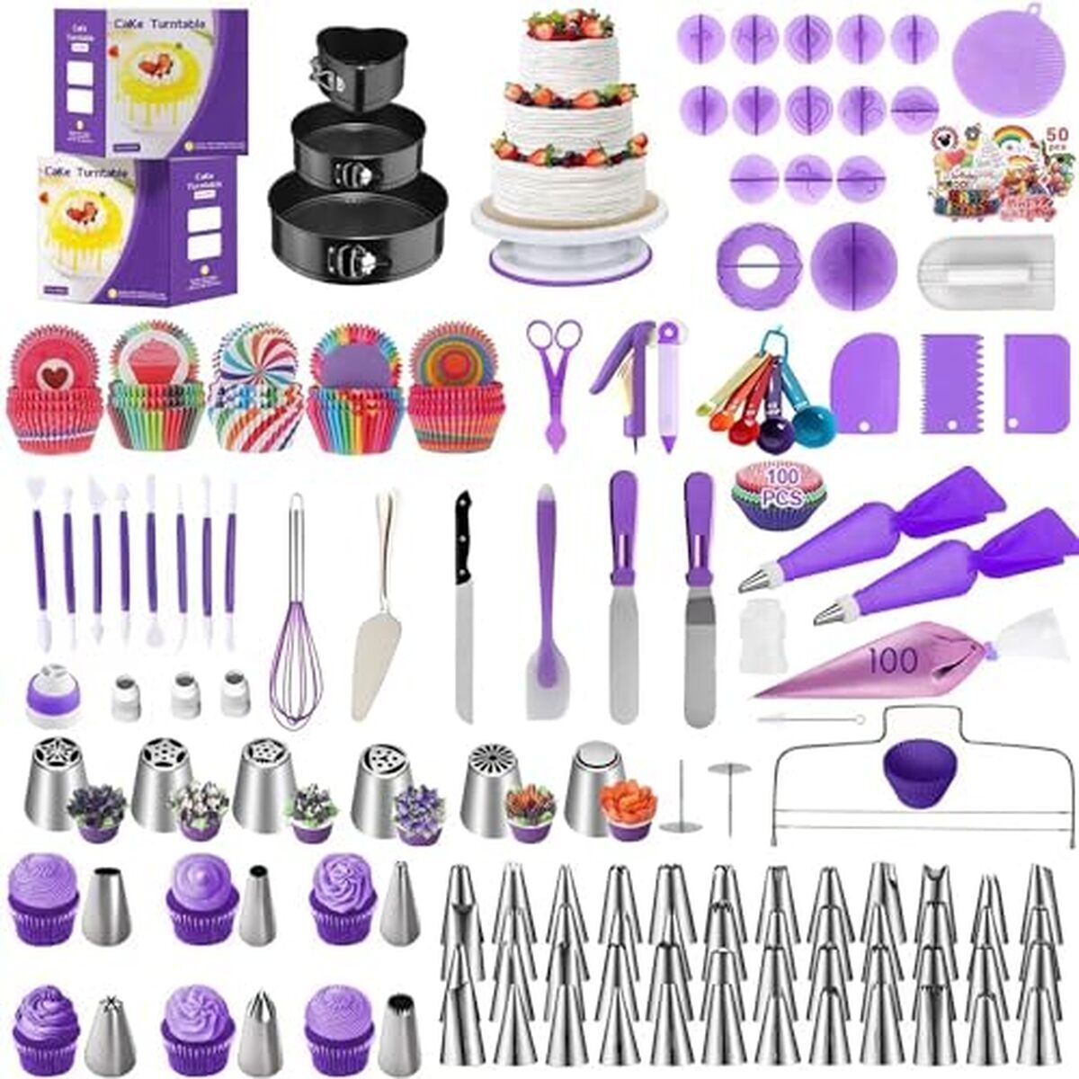 Test : ensemble complet de décoration pour gâteaux