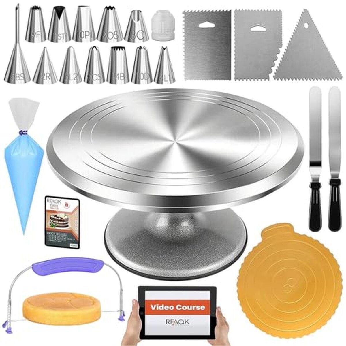Test RFAQK : kit professionnel de décoration pour gâteaux