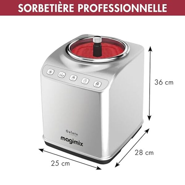 Découvrez notre test du magimix Gelato Expert 11680, la sorbetière professionnelle qui transforme votre cuisine en glacier artisanal. Performances, fonctionnalités et avis détaillés vous attendent.