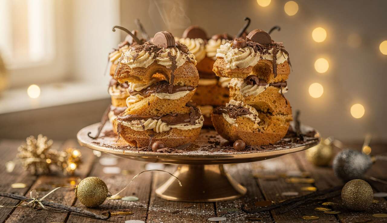 Number cake à la vanille et chocolat : recette festive pour le nouvel an