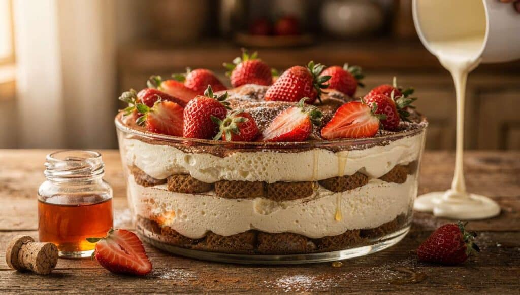 Recette tiramisu fraises spéculoos : un dessert gourmand et facile