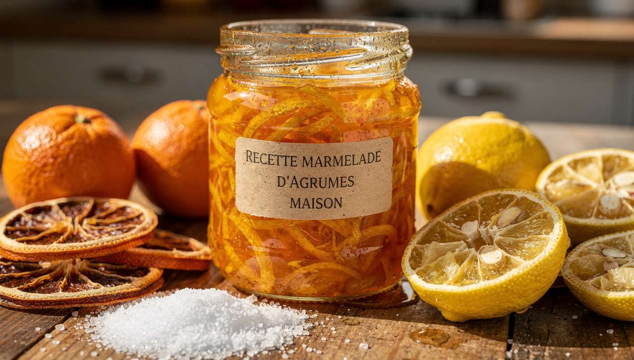 Recette Marmelade d'Agrumes Maison