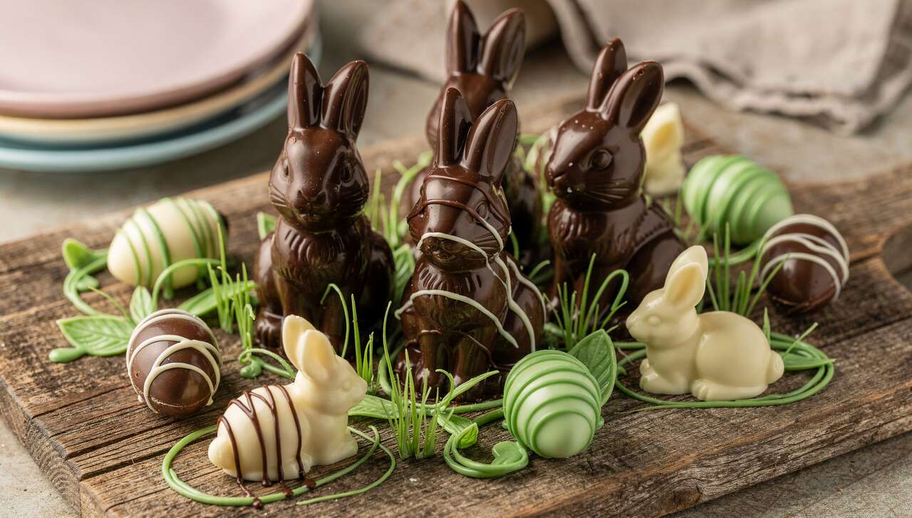 Recette de lapins de Pâques en chocolat