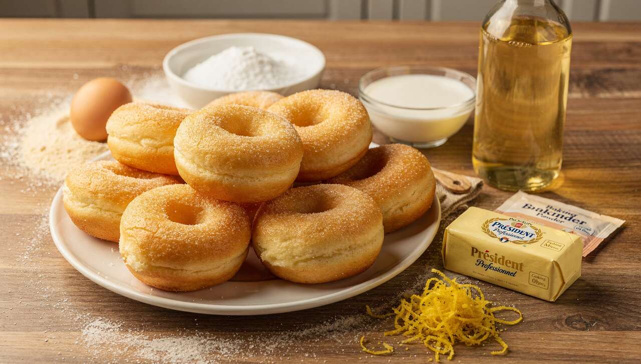 Recette de beignet au citron Président Professionnel