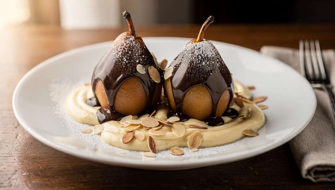 Recette de la Poire Belle-Hélène