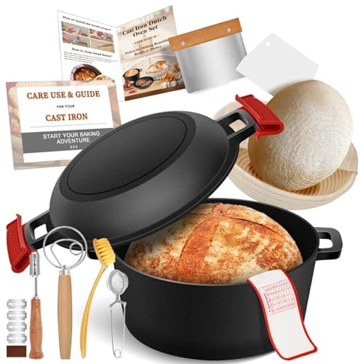 Test casserole en fonte 26cm : cuisson pain optimale