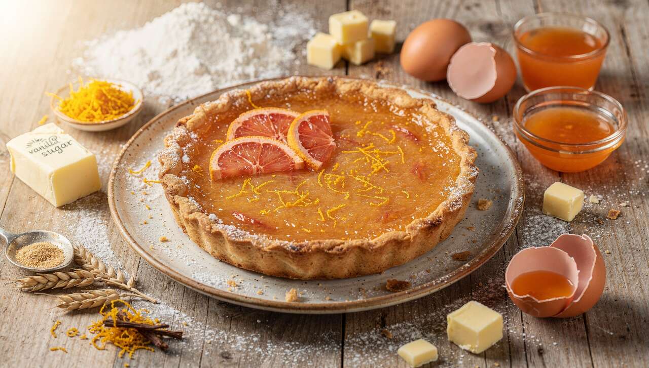 Recette de Tarte aux Pamplemousses