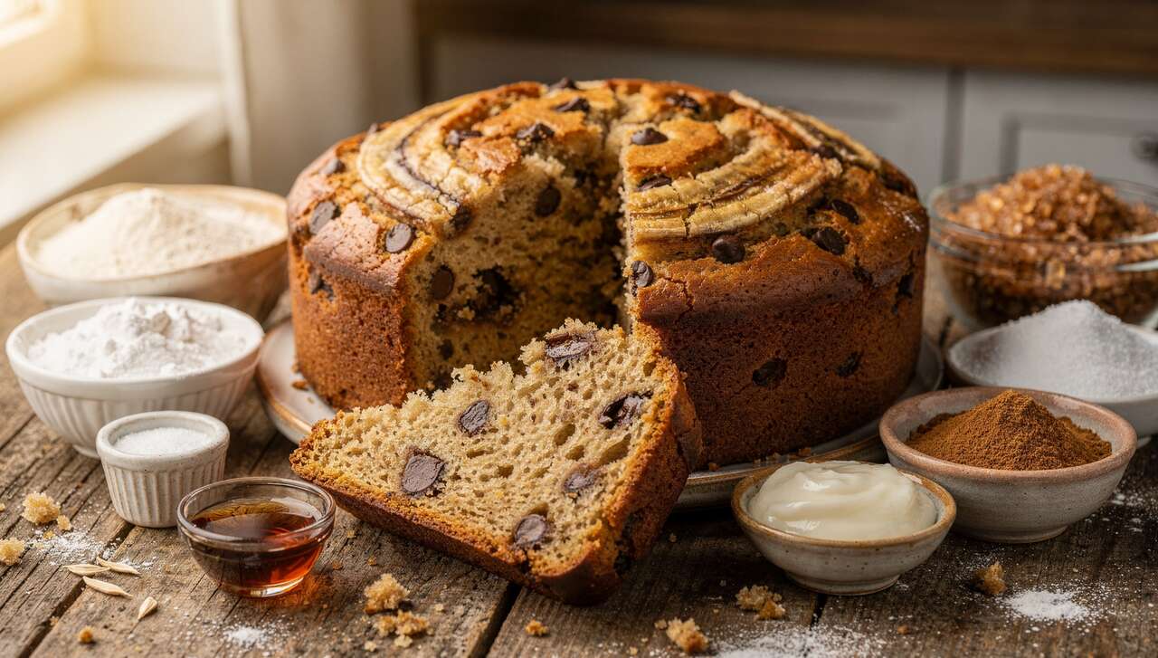 Recette de cake à la banane moelleux