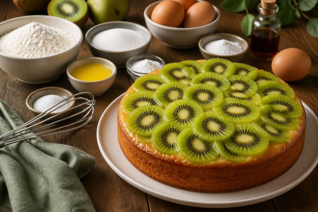 Cake au kiwi : recette savoureuse et facile à réaliser