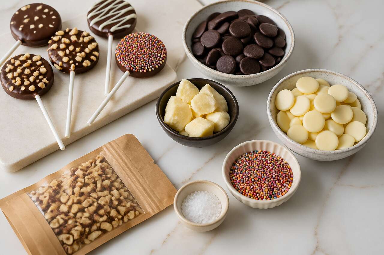 Recette de sucettes au chocolat