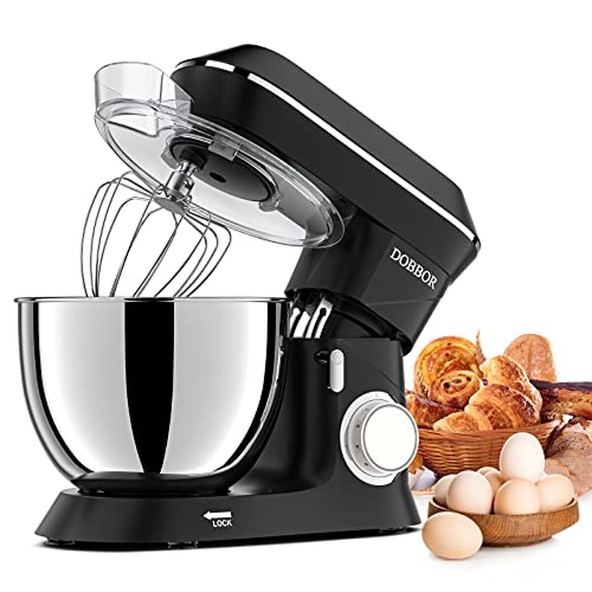Test : robot pâtissier dobbor 1500W, puissance et polyvalence en cuisine