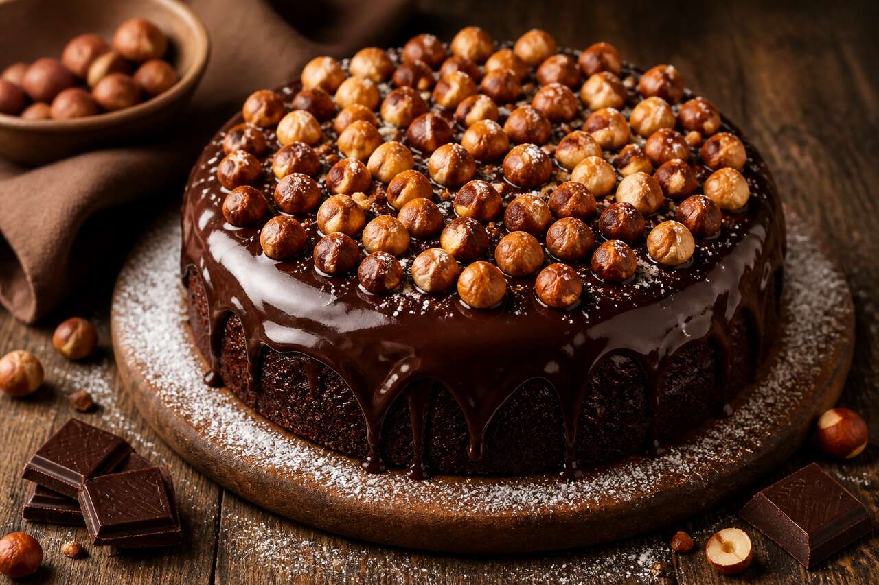 Gâteau chocolat-noisettes : une recette irrésistible