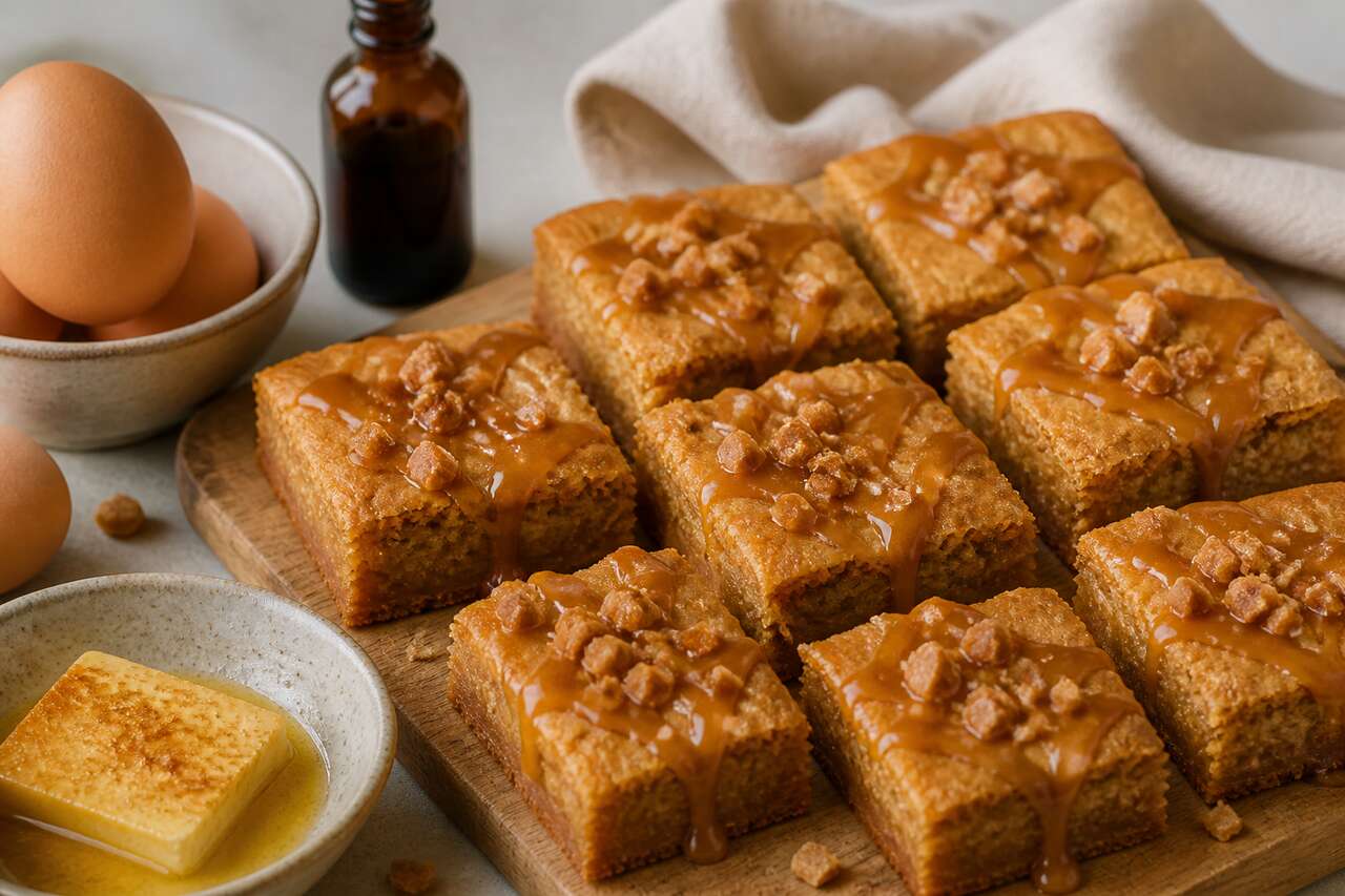 Recette de blondies au sucre à la crème - Ricardo Cuisine