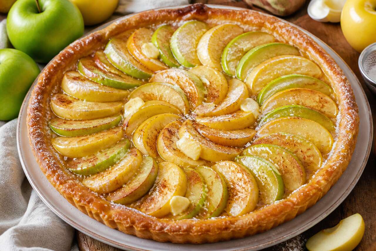 Recette facile : tarte aux pommes savoureuse