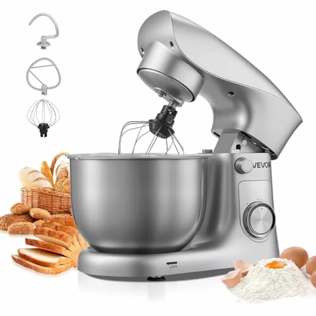Test du robot pâtissier VEVOR 1500 W : un allié performant en cuisine