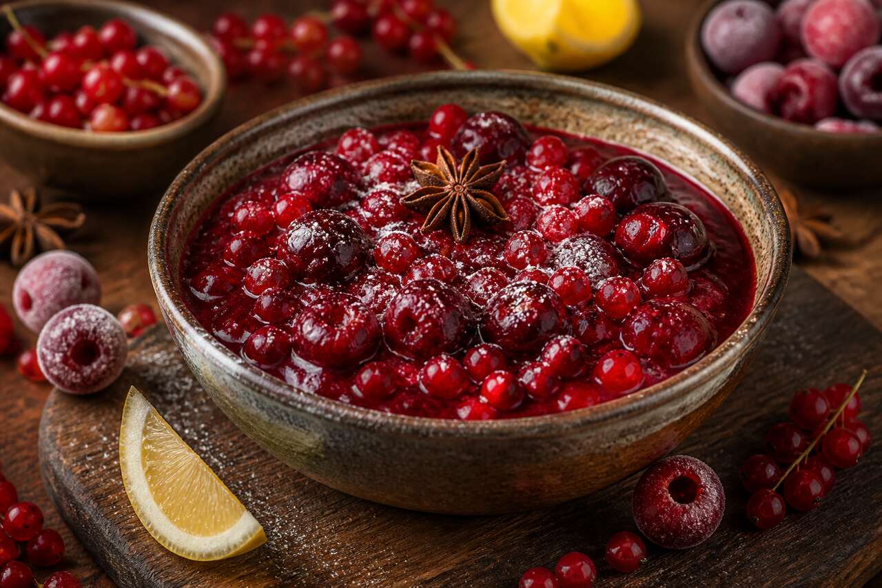 Compote cerises groseilles : recette facile et savoureuse