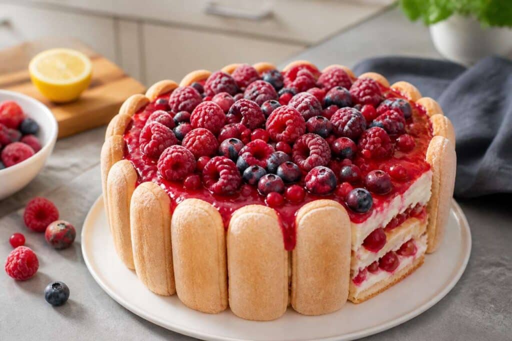 Charlotte aux fruits rouges : la recette gourmande