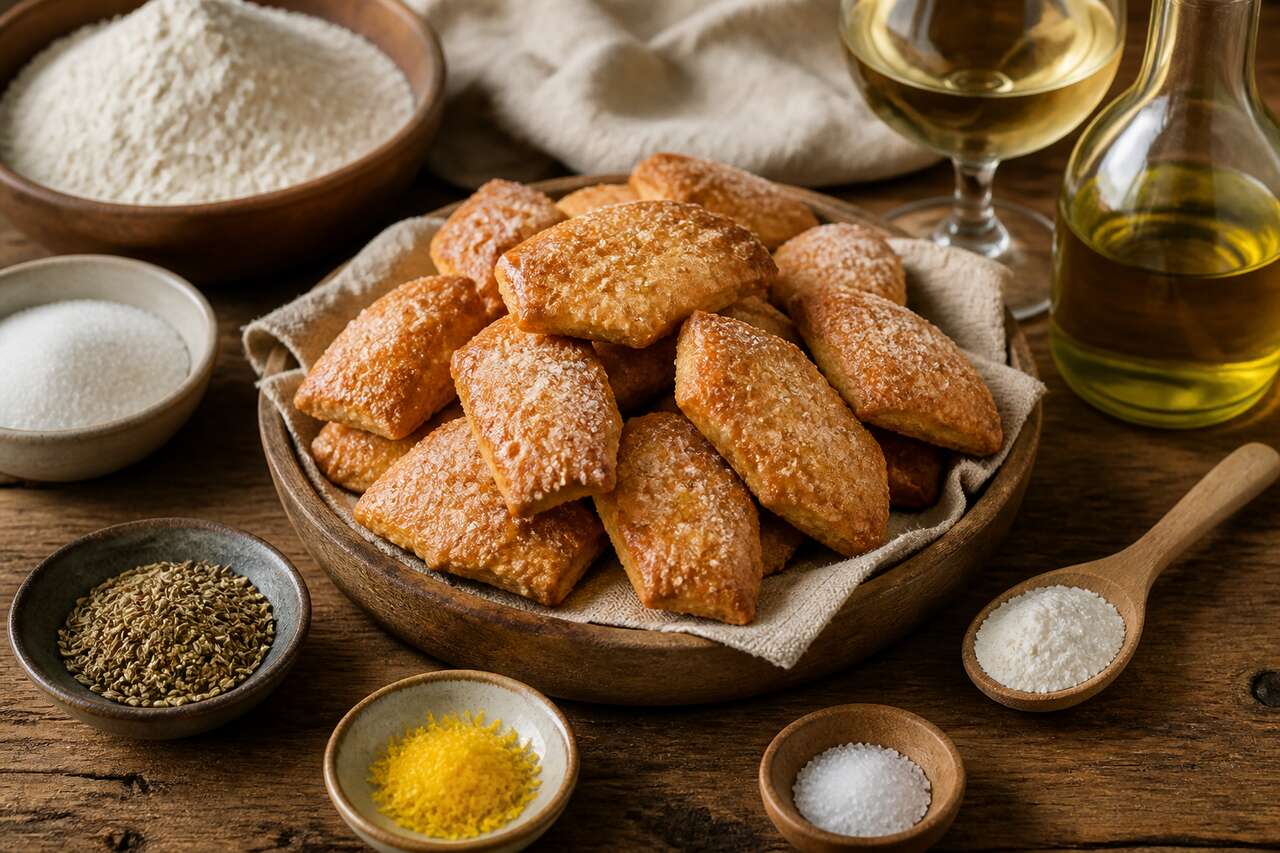Recette traditionnelle de canistrelli corses