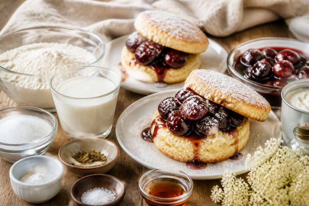 Recette de shortcakes aux prunes et cerises