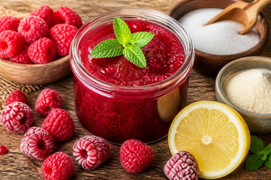 Gelée de framboises : recette maison facile et délicieuse
