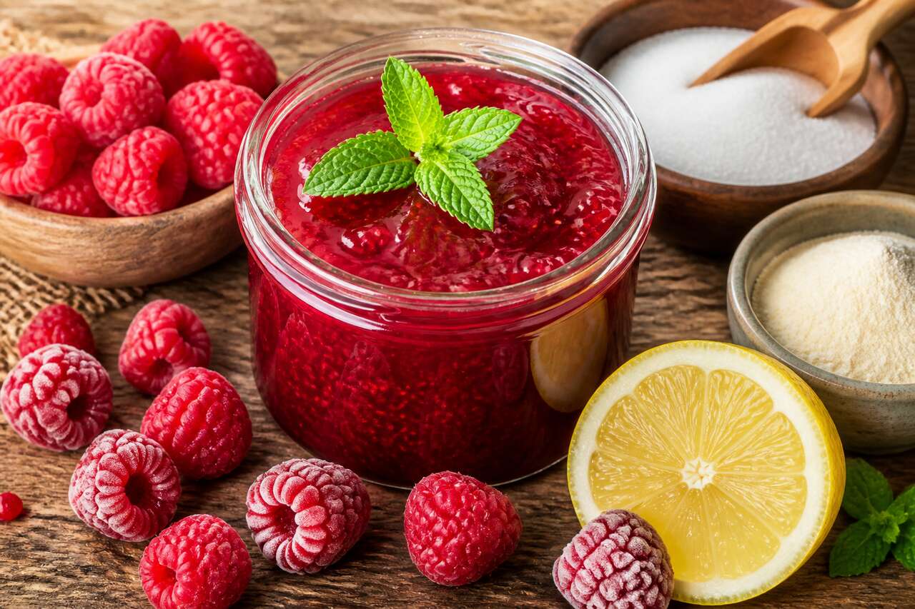 Gelée de framboises : recette maison facile et délicieuse