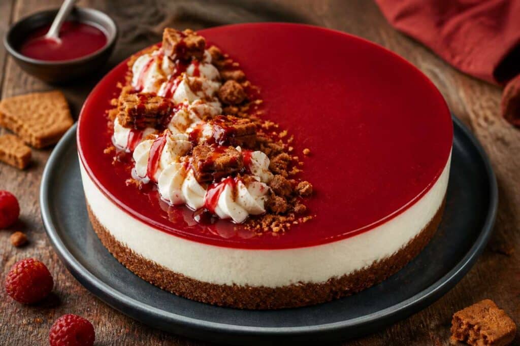 Cheesecake rubis : recette gourmande du chef