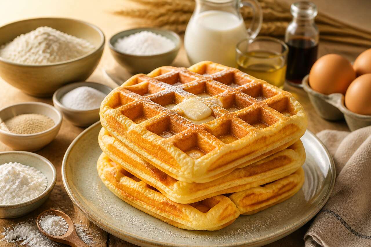 Gaufres moelleuses : la recette à préparer la veille