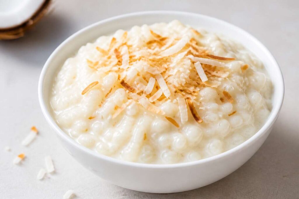 Recette de riz au lait à la noix de coco