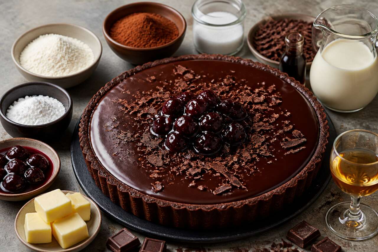 Recette de Tarte Forêt-Noire