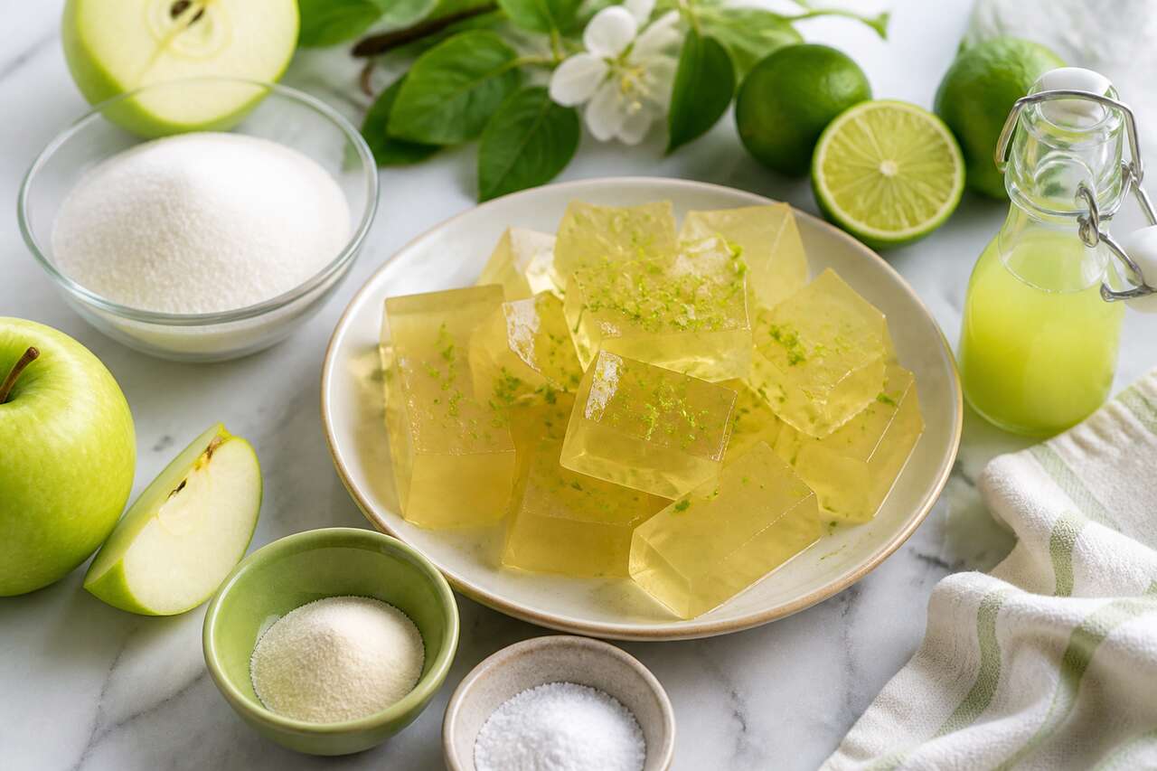 Gelée de pommes et citrons verts : recette facile et savoureuse