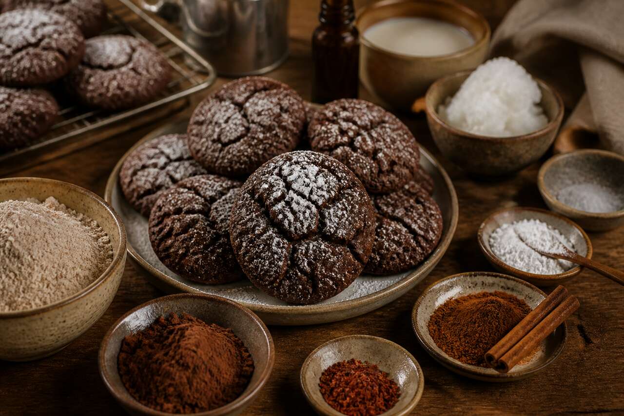 Biscuits au cacao et à la cannelle : recette facile